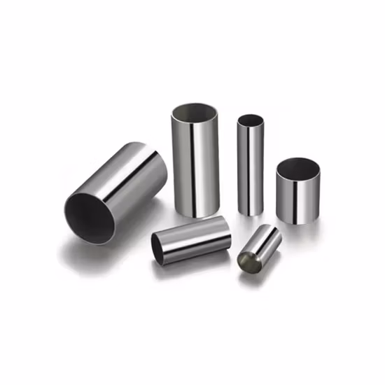 Tubo de acero inoxidable sin costura 304/304L 316/316L 321 904L con SGS ISO TUV PED