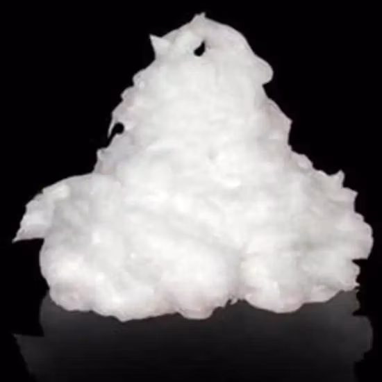 Material crudo refractario de alta temperatura fibra cerámica biosoluble precio del material de aislamiento térmico a granel